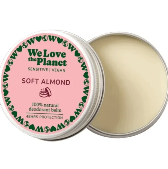 We Love The Planet deodorant balm soft almond