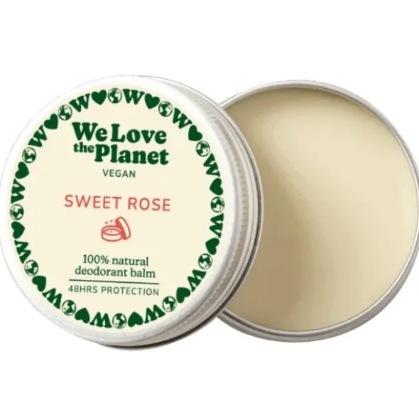 We Love The Planet deodorant balm sweet rose