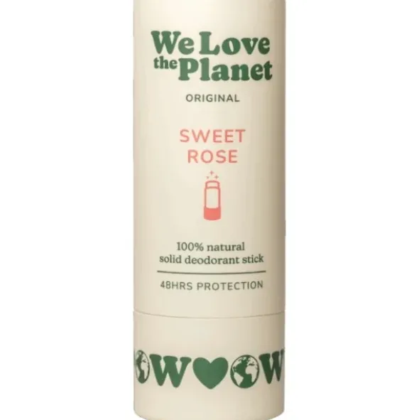 We Love The Planet deodorant stick sweet rose