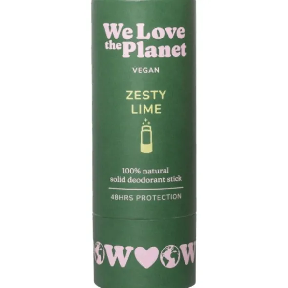 We Love The Planet deodorant stick zesty lime