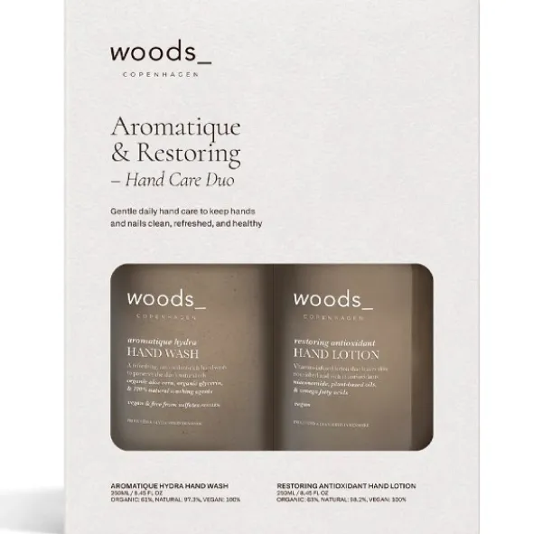 Woods Copenhagen aromatique & restoring hand care duo gaveæske