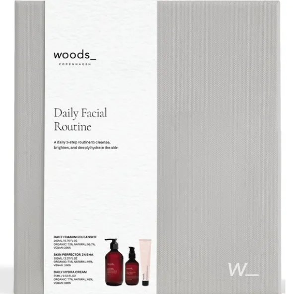 Woods Copenhagen daily facial routine gaveæske